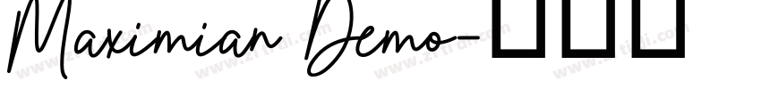 Maximian Demo字体转换